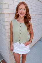 Load image into Gallery viewer, Charlie Knit Button Down- Olive