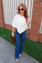 Load image into Gallery viewer, Wrapped In Warmth Knit Poncho-Cream