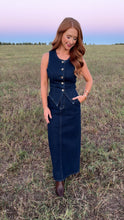 Load image into Gallery viewer, Levi Button Up Denim Vest Set