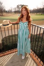 Load image into Gallery viewer, Caddie Striped Midi Dress