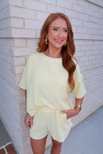 Load image into Gallery viewer, The Ease Knit Top Set- Yellow