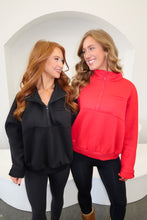 Load image into Gallery viewer, BF Cora Fleece Sweatshirt-Black