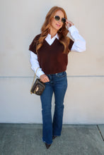 Load image into Gallery viewer, Caster Knit Pullover Sweater-Brown