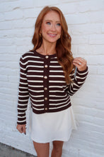Load image into Gallery viewer, Carmen Stripe Button Down Cardigan