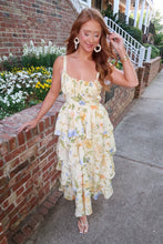 Load image into Gallery viewer, Fresh Bloom Floral Midi Dress-Yellow