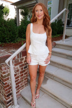 Load image into Gallery viewer, My Forever Eyelet Top Set- White