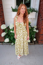 Load image into Gallery viewer, Jungle Print Shift Dress-Lime