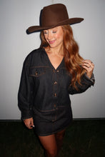 Load image into Gallery viewer, Fall For It Denim Button Up Set