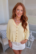 Load image into Gallery viewer, Goldie Knit Cardigan - Yellow