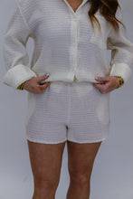 Load image into Gallery viewer, Best Days Smocked Set Elastic Shorts- Cream