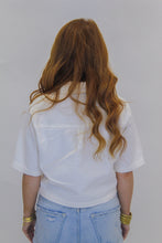 Load image into Gallery viewer, Carter Denim Top- White