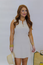 Load image into Gallery viewer, Proper Collared Sleeve Dress- Cream
