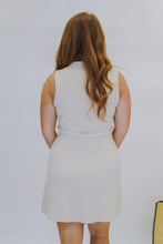 Load image into Gallery viewer, Proper Collared Sleeve Dress- Cream
