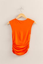 Load image into Gallery viewer, Certainty Cap Sleeve Rush Top- Coral
