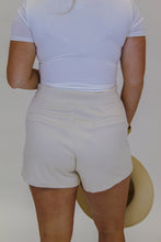 Load image into Gallery viewer, Go Time High Waisted Shorts- Beige
