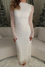 Load image into Gallery viewer, One Heart Lace Overlay Fitted Dress