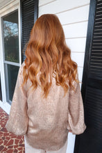 Load image into Gallery viewer, Wild Thing Button Up Top- Taupe