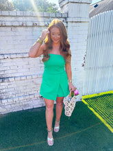 Load image into Gallery viewer, Lundi Strapless Romper- Green
