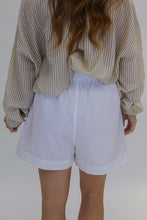 Load image into Gallery viewer, Jaime High-Waisted Shorts-White