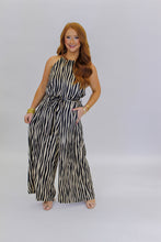 Load image into Gallery viewer, Haley Halter Neck Jumpsuit- Black