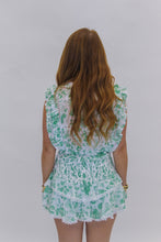 Load image into Gallery viewer, Azalea Floral Top Set- Green