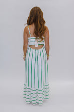 Load image into Gallery viewer, May Striped Linen Maxi Dress