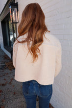 Load image into Gallery viewer, Tori Reversible Suede Sherpa Mixed Jacket