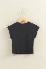 Load image into Gallery viewer, Jane Cap Sleeve Top - Black