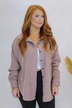 Load image into Gallery viewer, Wonder Away Corduroy Button Up- Mocha
