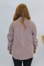 Load image into Gallery viewer, Wonder Away Corduroy Button Up- Mocha
