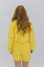 Load image into Gallery viewer, Sunny Drawstring Terry Shorts-Yellow