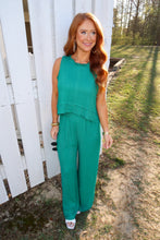 Load image into Gallery viewer, Chipper Linen Set- Green