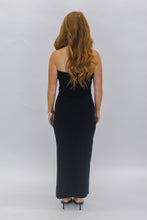 Load image into Gallery viewer, Carsen Strapless Midi Dress-Black