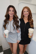 Load image into Gallery viewer, Coffee Run Jacket & Skort Set-Grey