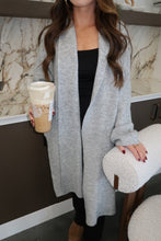 Load image into Gallery viewer, Longline Open Front CardiganSweater