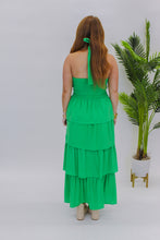 Load image into Gallery viewer, Endless Time Tiered Midi Dress-Green