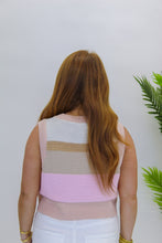 Load image into Gallery viewer, Linnea Sweater Vest- Blush Pink