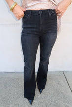 Load image into Gallery viewer, York High Rise Flare Jean-Black