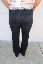 Load image into Gallery viewer, York High Rise Flare Jean-Black