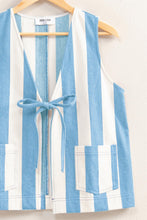 Load image into Gallery viewer, Cabana Striped Tank Set-Blue/White