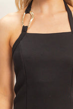 Load image into Gallery viewer, Cabo Halter Top-Black