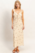 Load image into Gallery viewer, Wildflower Floral Midi Dress-Yellow