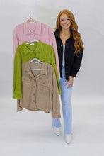 Load image into Gallery viewer, Blake Embossed Shacket-Blush