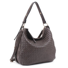 Load image into Gallery viewer, Woven Shoulder Hobo Bag