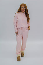 Load image into Gallery viewer, Girls Girl Sweat Set Pullover- Pink