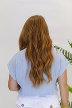 Load image into Gallery viewer, Cloud Thoughts Twisted Cropped Blouse