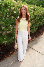 Load image into Gallery viewer, Annabelle Sleeveless Tank-Yellow
