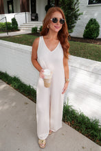 Load image into Gallery viewer, Ruth Casual Wide Leg Jumpsuit-Cream
