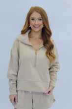 Load image into Gallery viewer, Coffee Date Pullover-Beige
