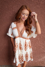 Load image into Gallery viewer, Tulum Woven Mini Dress